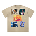 Hand-Frayed Sunfade Paint Splatter T-Shirt